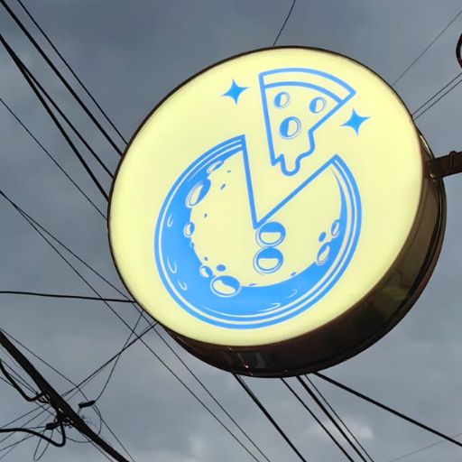 La luna Sabe a Pizza's logo